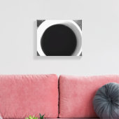 Koffiebeker op een oude krat, 8 x 10 jaar canvas afdruk (Insitu (Woonkamer))