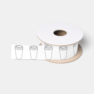 Koffiebeker (papier voor onderweg) lint