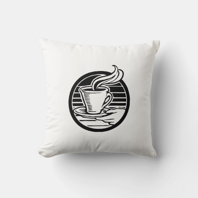 Koffiebeker Pillow- Kussen (Voorkant)