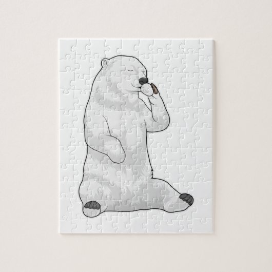 Koffiebeker Polar beer Legpuzzel (Verticaal)