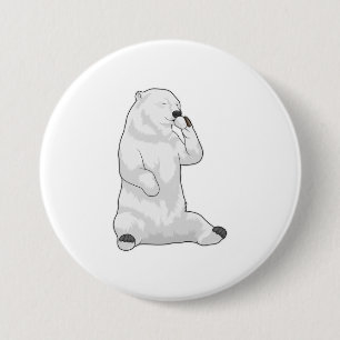 Koffiebeker Polar beer Ronde Button 7,6 Cm