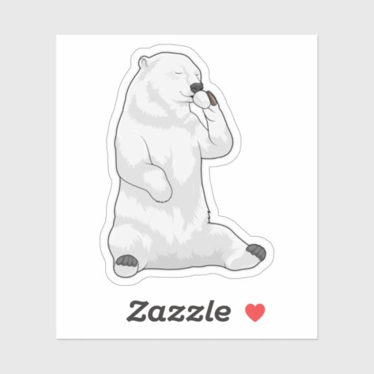 Koffiebeker Polar beer Sticker (Vel)