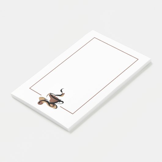 Koffiebeker Post-it® Notes (Schuin)