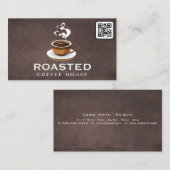 Koffiebeker | QR-code Visitekaartje (Voorkant / Achterkant)