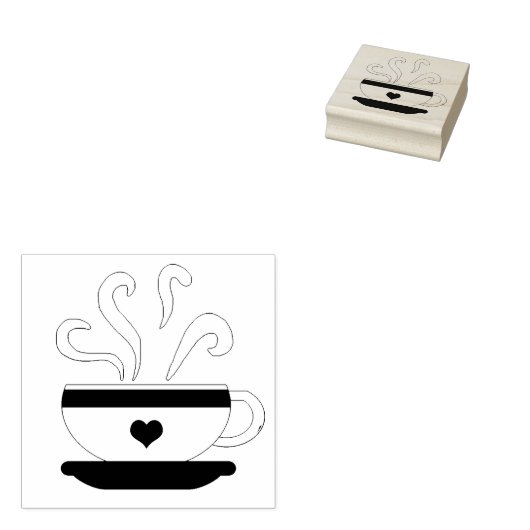 Koffiebeker Rubberstempel (Gestempeld)