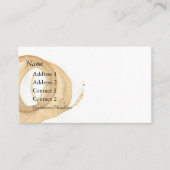 Koffiebeker standaard visitekaartje (Voorkant)