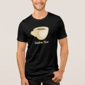 Koffiebeker Tri-Blend Shirt (Voorkant)