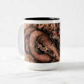 Koffiebeker Tweekleurige Koffiemok (Voorkant links)