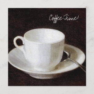 Koffiebeker uitnodiging