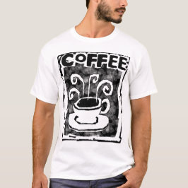 Koffiebeker voor witte Shirten T-shirt