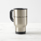 Koffiebekers voor sterke vrouwen reisbeker (Voorkant links)