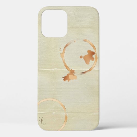 Koffiebevlekte iPhone / iPad hoesje (Achterkant)