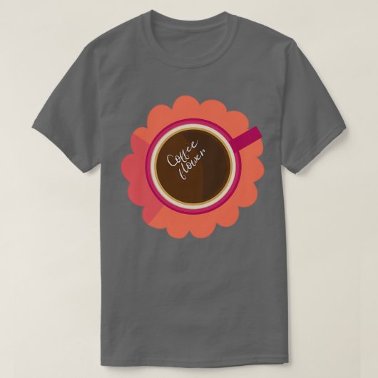Koffiebloem T-shirt (Design voorkant)
