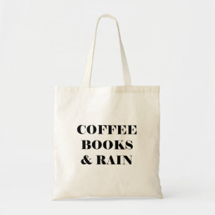 Koffieboeken en canvas tas