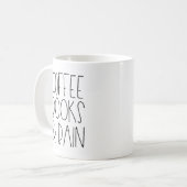 Koffieboeken en -regen koffiemok (Voorkant links)