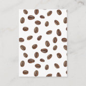 Koffieboeken voor baby's bibliotheek Moderne baby Informatiekaartje (Achterkant)