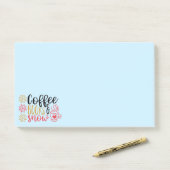 Koffieboeksneeuw Post-it® Notes (Op bureau)