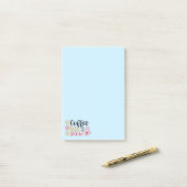 Koffieboeksneeuw Post-it® Notes (Op bureau)