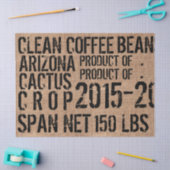 Koffiebonbakketpapier — landschap tissuepapier (Craft)