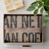 Koffiebonbakketpapier Tissuepapier (Geschenk)