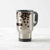 Koffiebonen Aangepaste naam Reisbeker (Voorkant rechts)