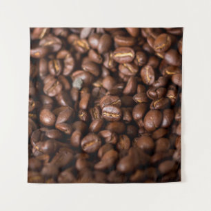 Koffiebonen Achtergrondabstract, aroma, achtergron Wandkleed