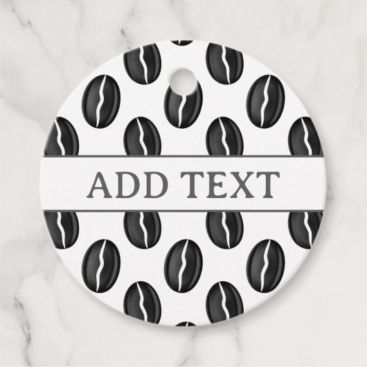 Koffiebonen Bedankjes Labels (Voorkant)