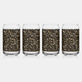 Koffiebonen Blikvorm Glas (Rechts)