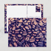 koffiebonen briefkaart (Voorkant / Achterkant)