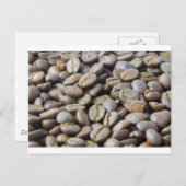 koffiebonen briefkaart (Voorkant / Achterkant)