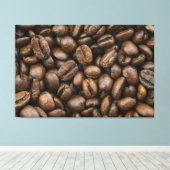 Koffiebonen Canvas Afdruk (Insitu (Houten vloer))