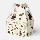 Koffiebonen en koffiebonen bedankdoosjes (Voorkant Zijde)