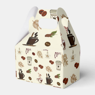 Koffiebonen en koffiebonen bedankdoosjes