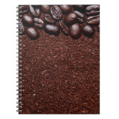 Koffiebonen - Java Bean Gepersonaliseerd Sjablonen Notitieboek (Voorkant)