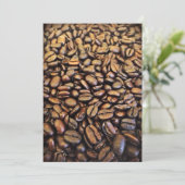 koffiebonen kaart (Staand voorkant)