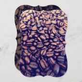 koffiebonen kaart (Voorkant / Achterkant)