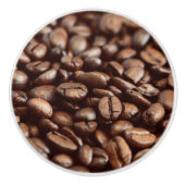 Koffiebonen Keramische Knop (Voorkant)