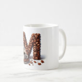 koffiebonen koffiemok (Voorkant rechts)