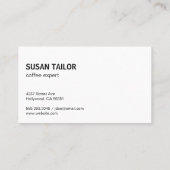 Koffiebonen | Koffiewinkel Klantenkaartje (Achterkant)