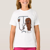 Koffiebonen met koffie t-shirt (Voorkant)