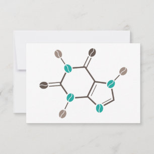 koffiebonen moleculaire cafeïne kaart