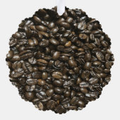 Koffiebonen Ornament Kaart (Achterkant)