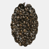Koffiebonen Ornament Kaart (Rechts)