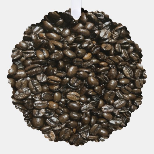 Koffiebonen Ornament Kaart (Voorkant)