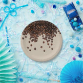 Koffiebonen Papieren Bordje (Feest)