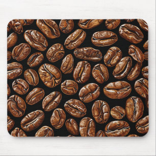 Koffiebonen patroon muismat