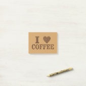 Koffiebonen Post-it® Notes (Op bureau)