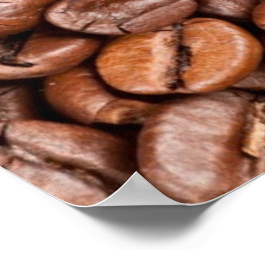 Koffiebonen Poster (Hoek)