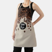 Koffiebonen professionele Logo Schort (Insitu)