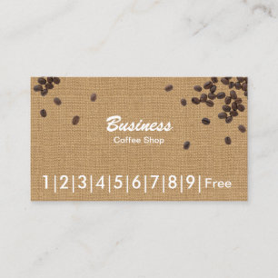 Koffiebonen Rustic Burlap Coffee Loyalty